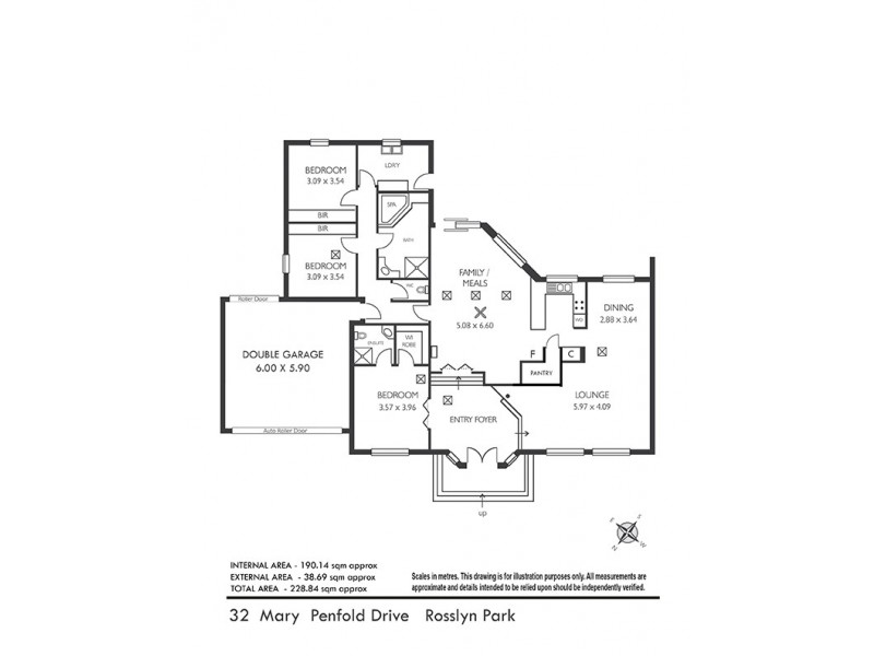 32 Mary Penfold Drive, Rosslyn Park SA 5072 Floorplan