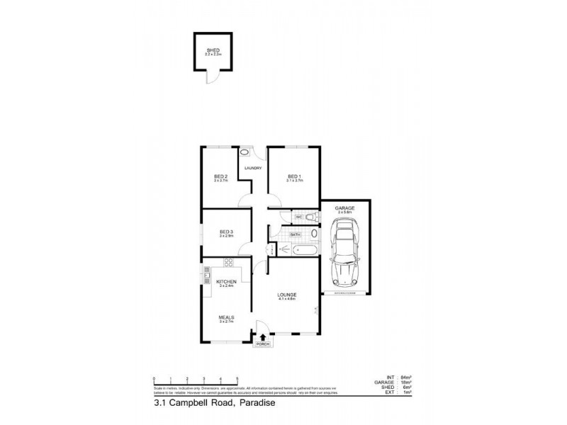 3/1 CAMPBELL ROAD, Paradise SA 5075 Floorplan