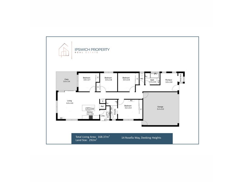 14 Rosella Way, Deebing Heights QLD 4306 Floorplan