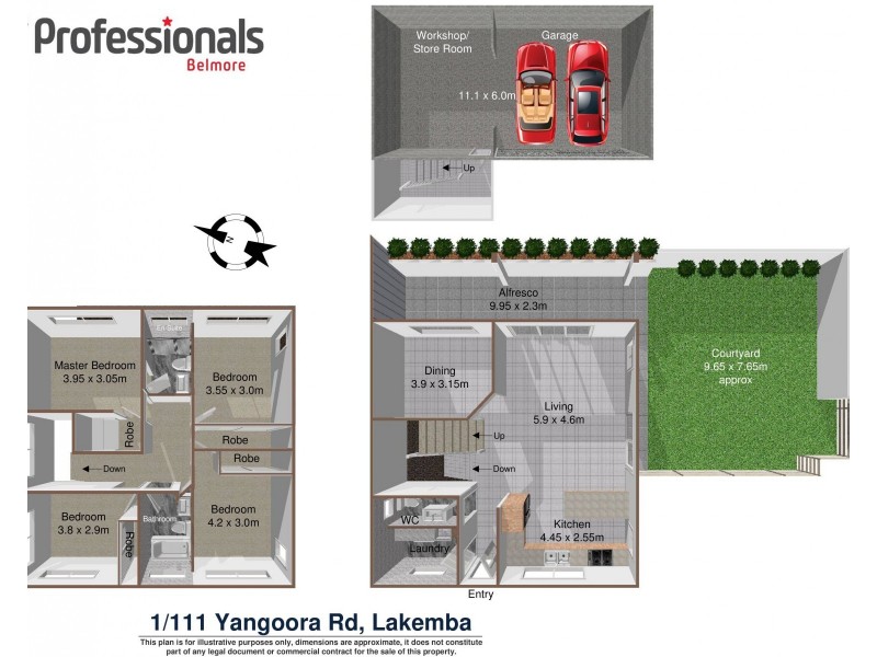 1/111 Yangoora Road, Lakemba NSW 2195 Floorplan