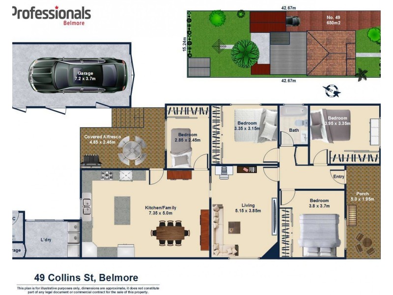 49 Collins Street, Belmore NSW 2192 Floorplan