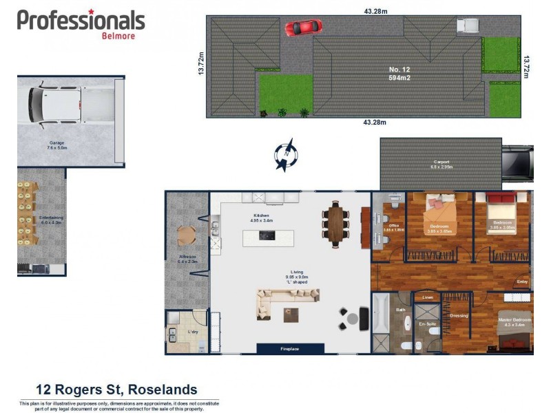 12 Rogers Street, Roselands NSW 2196 Floorplan