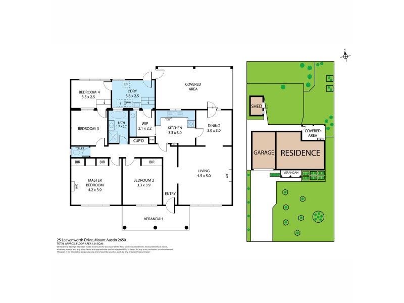 25 Leavenworth Drive, Mount Austin NSW 2650 Floorplan
