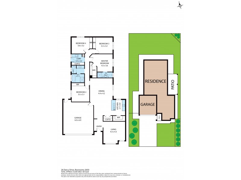 26 Darcy Drive, Boorooma NSW 2650 Floorplan