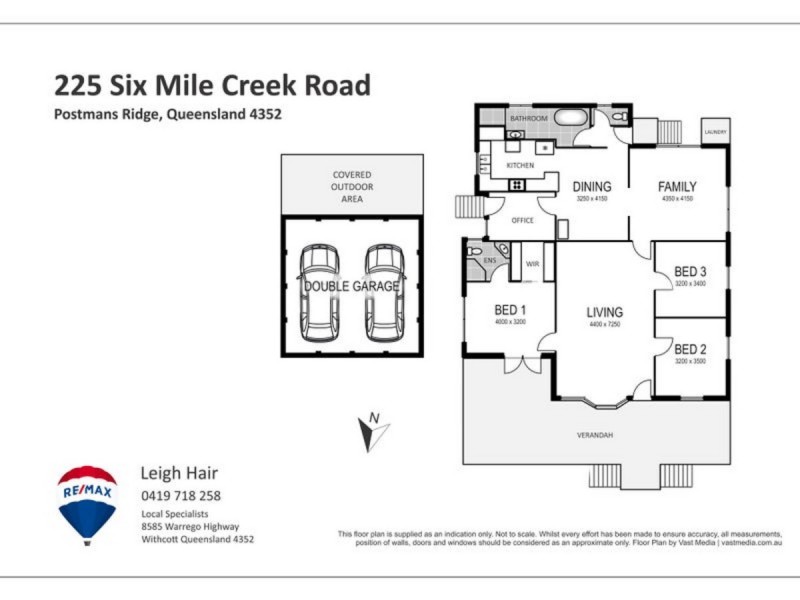 225 Six Mile Creek Road, Postmans Ridge QLD 4352
