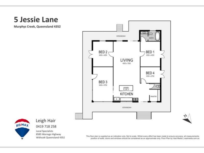 5 Jessie Lane, Murphys Creek QLD 4352