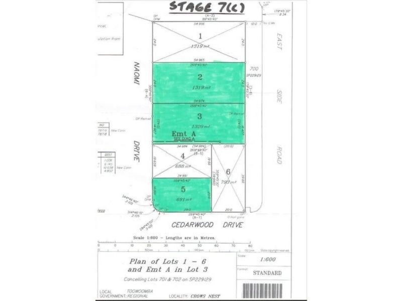 Lot 722 – 3 Cedarwood Drive, Crows Nest QLD 4355