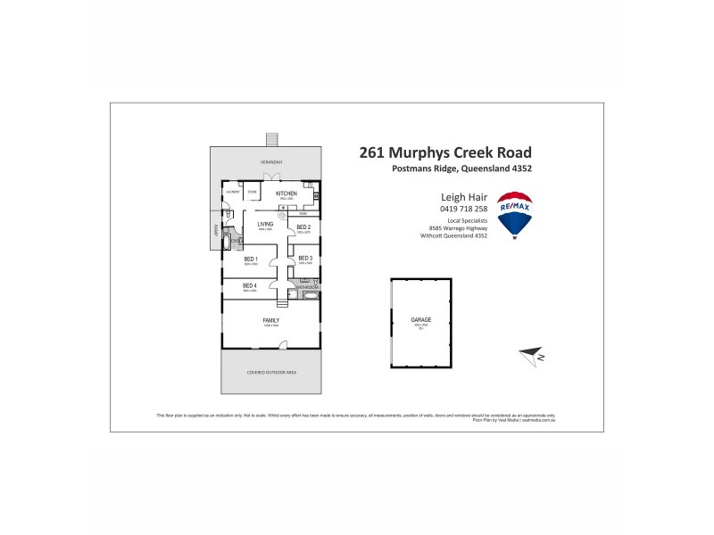 261 Murphys Creek Road, Postmans Ridge QLD 4352 Floorplan