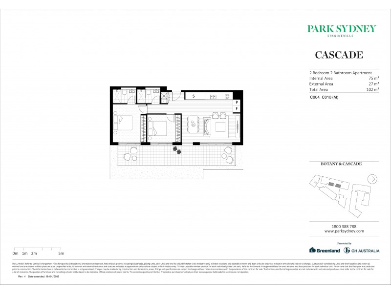 Level 8/163/2 Foundry Street, Erskineville NSW 2043 Floorplan
