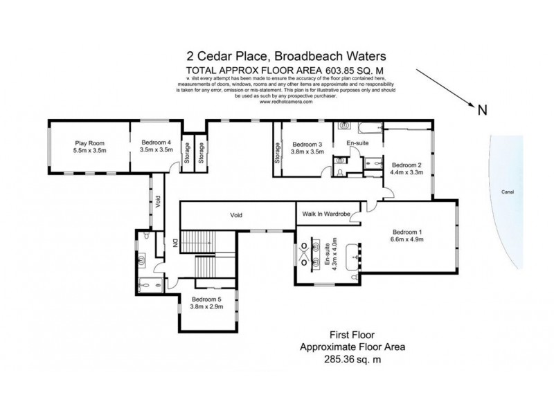 2 Cedar Place, Broadbeach Waters QLD 4218 Floorplan