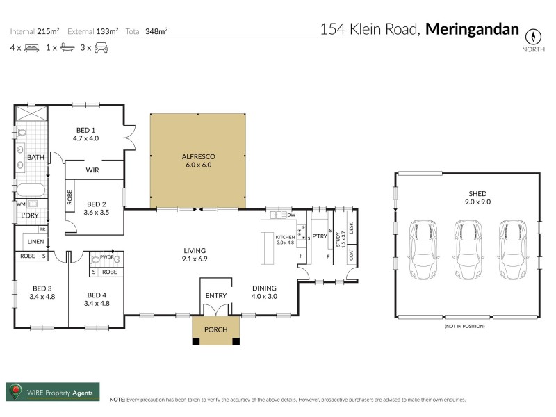 154 Klein Road, Meringandan QLD 4352 Floorplan