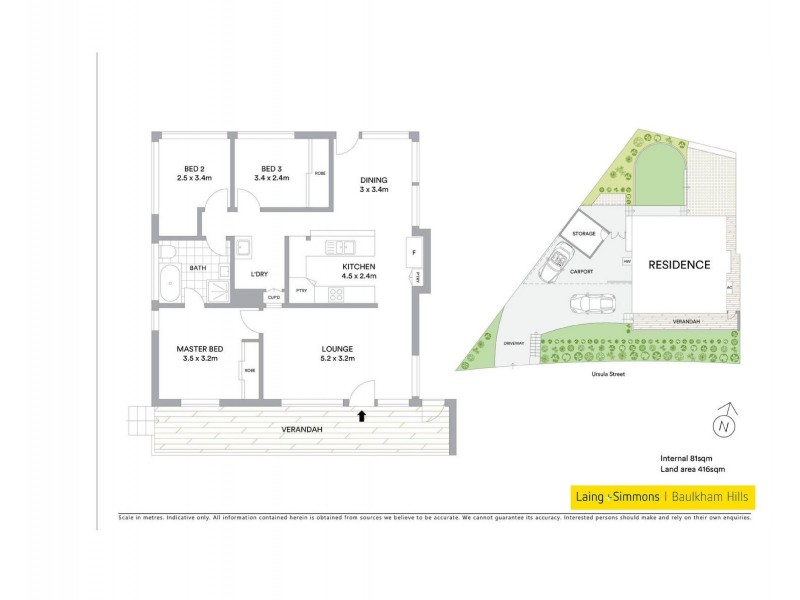 4a Ursula Street, Winston Hills NSW 2153 Floorplan