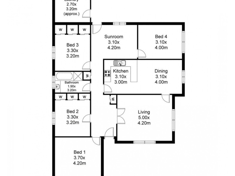 152 Eaglehawk Road, Long Gully VIC 3550 Floorplan