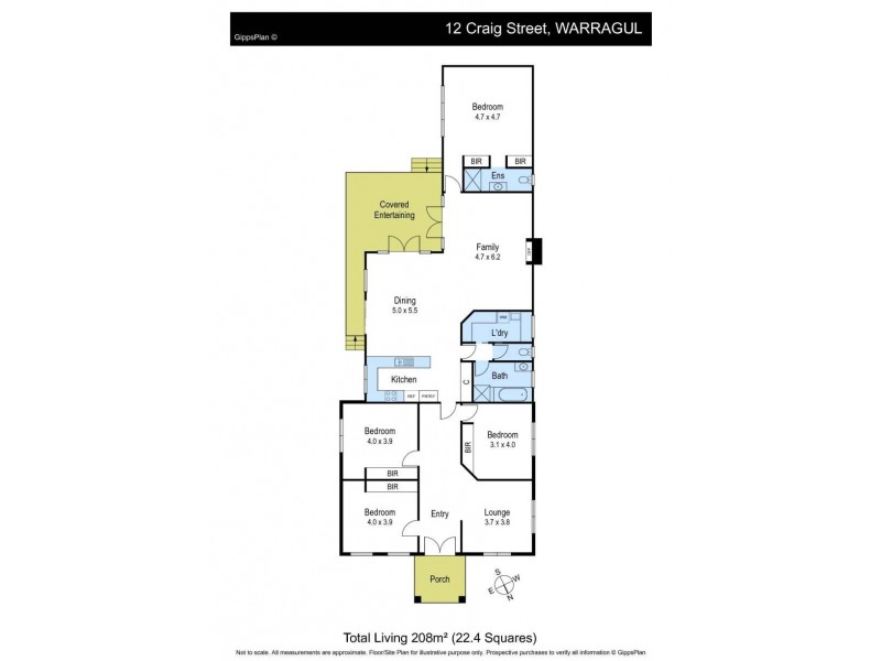 12 Craig Street, Warragul VIC 3820 Floorplan