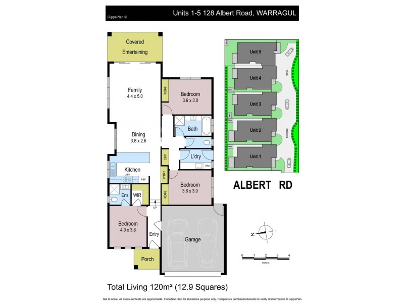 1-5/128 Albert Road, Warragul VIC 3820 Floorplan