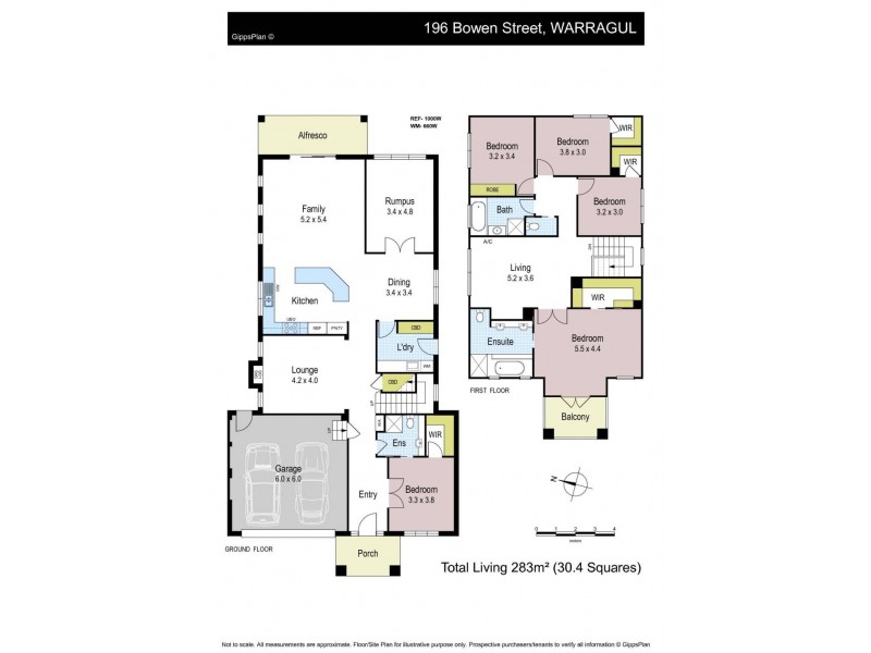 196 Bowen Street, Warragul VIC 3820 Floorplan