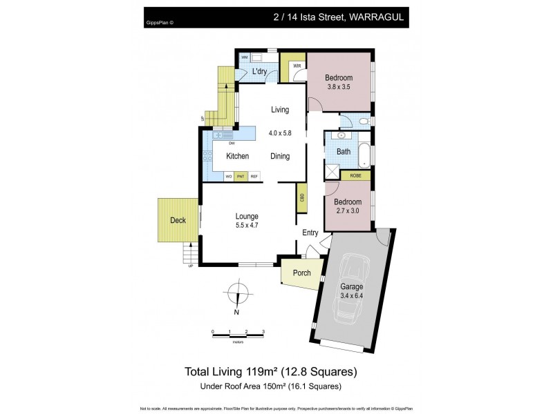 2/14 Ista Street, Warragul VIC 3820 Floorplan