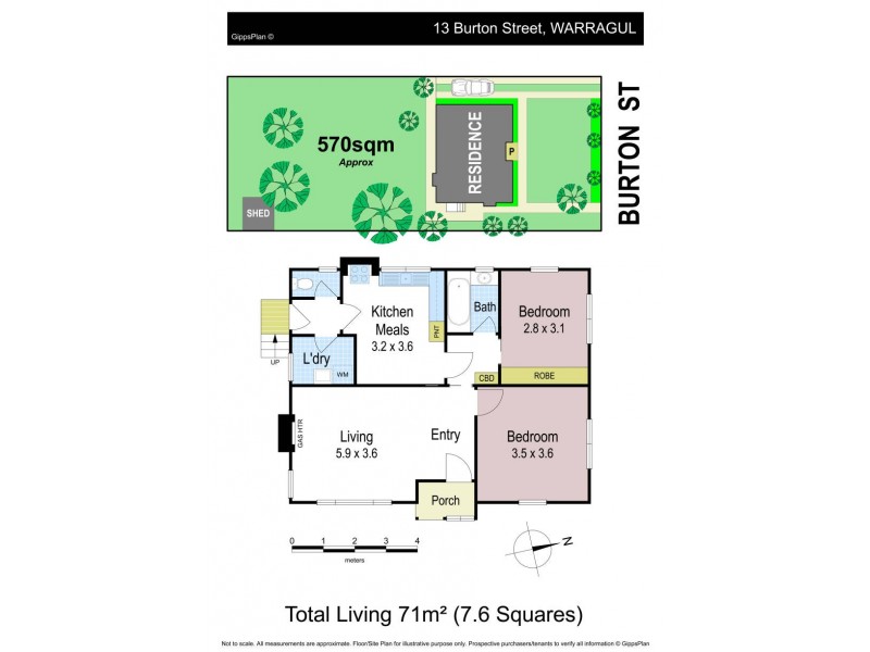 13 Burton Street, Warragul VIC 3820 Floorplan