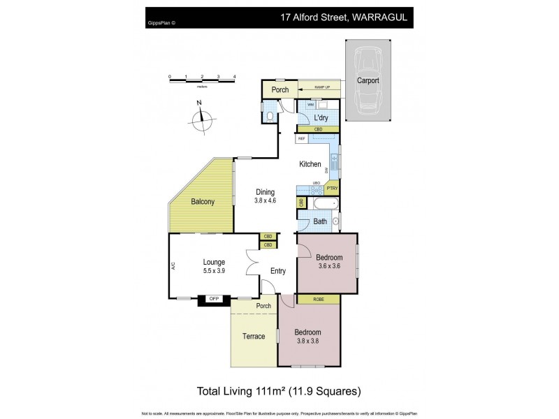 17 Alford Street, Warragul VIC 3820 Floorplan