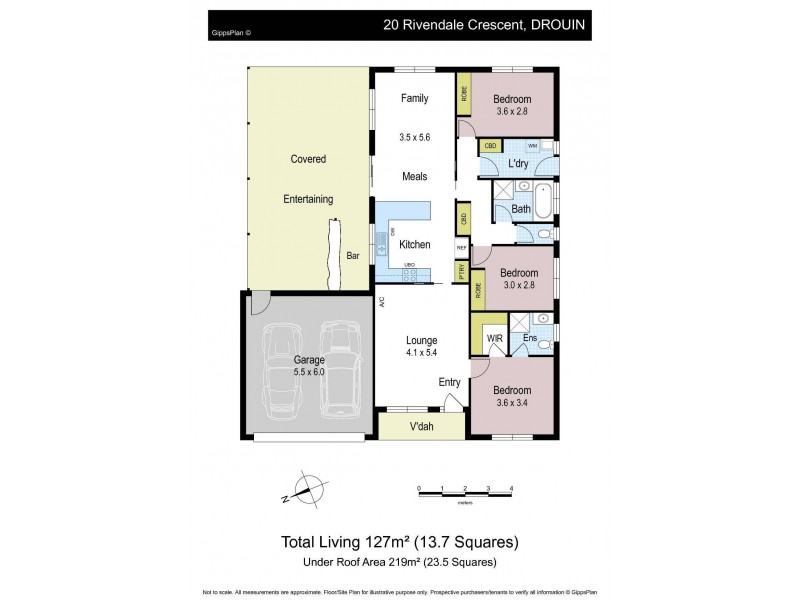 20 Rivendale Crescent, Drouin VIC 3818 Floorplan