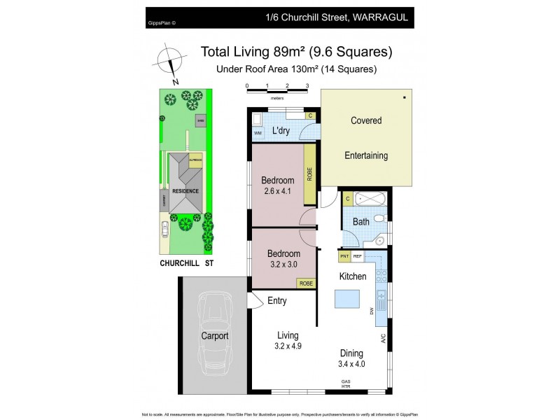 1/6 Churchill Street, Warragul VIC 3820 Floorplan