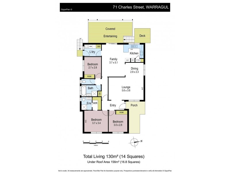 71 Charles Street, Warragul VIC 3820 Floorplan