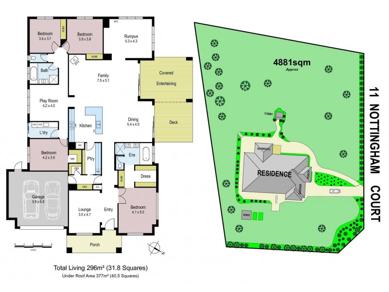 11 Nottingham Court, Drouin VIC 3818 Floorplan