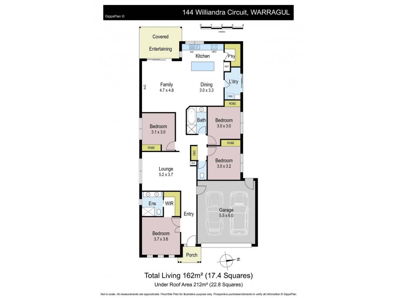 144 Willandra Circuit, Warragul VIC 3820 Floorplan