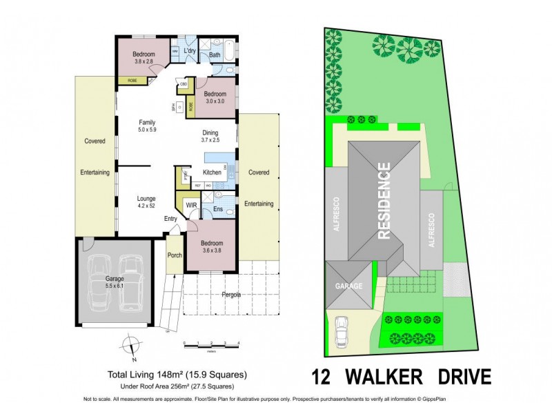 12 Walker Drive, Drouin VIC 3818 Floorplan