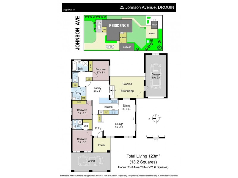 25 Johnson Avenue, Drouin VIC 3818 Floorplan