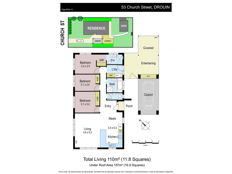 53 Church Street, Drouin VIC 3818 Floorplan