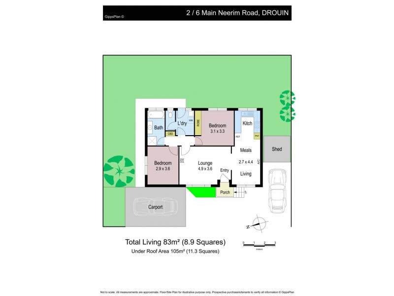 2/6 Main Neerim Road, Drouin VIC 3818 Floorplan