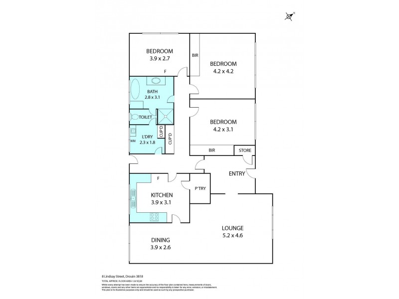 8 Lindsay Street, Drouin VIC 3818 Floorplan