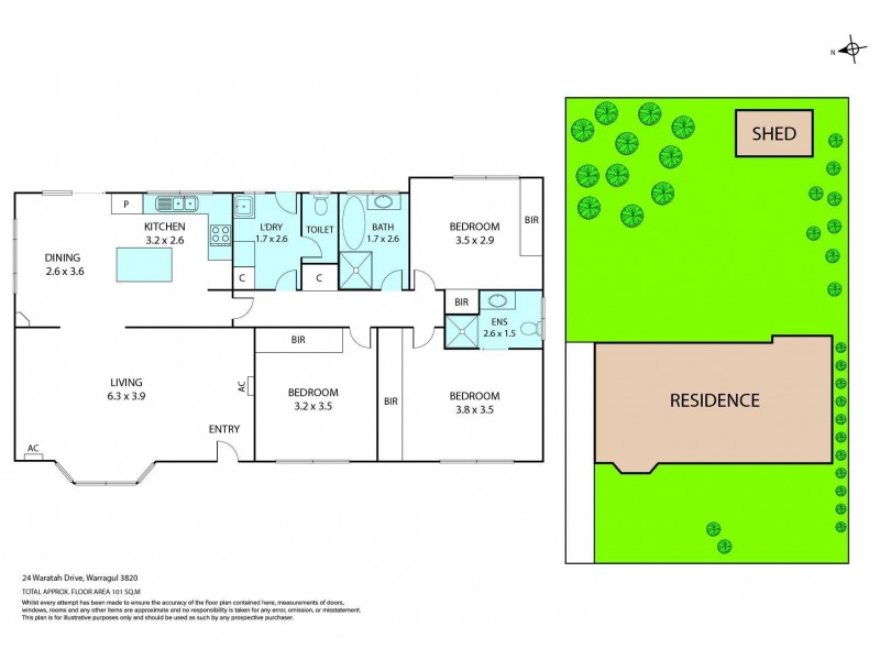 24 Waratah Drive, Warragul VIC 3820 Floorplan