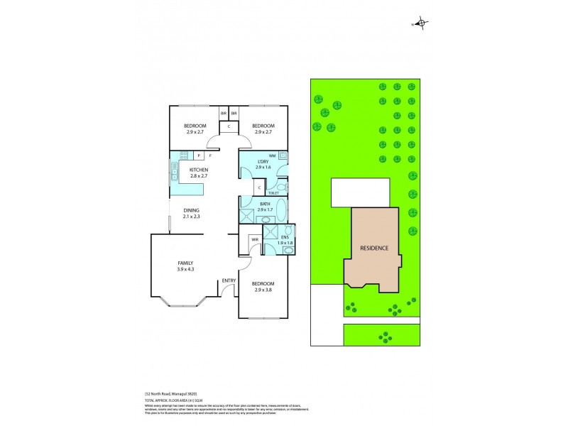 52 North Road, Warragul VIC 3820 Floorplan