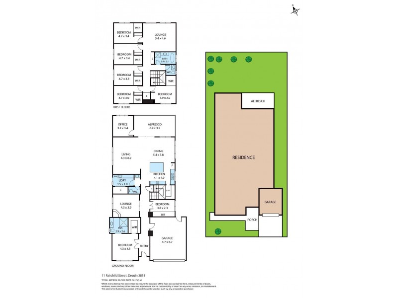 11 Fairchild Street, Drouin VIC 3818 Floorplan
