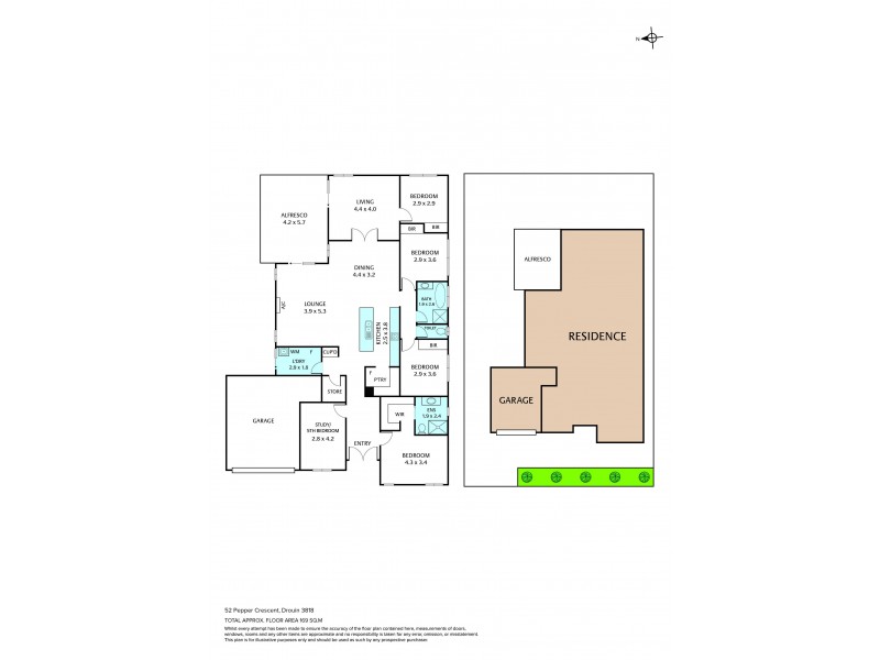 52 Pepper Crescent, Drouin VIC 3818 Floorplan