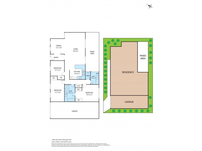 1 Blue Gum Drive, Warragul VIC 3820 Floorplan