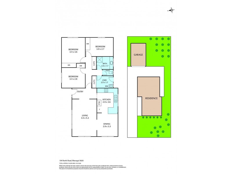 104 North Road, Warragul VIC 3820 Floorplan