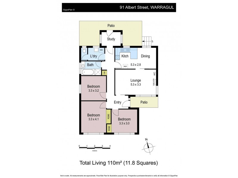 91 Albert Street, Warragul VIC 3820 Floorplan