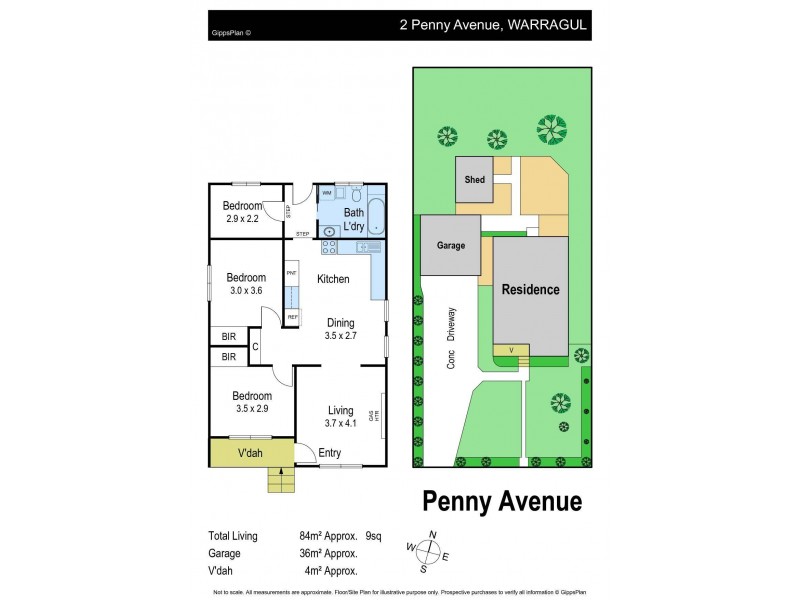 2 Penny Avenue, Warragul VIC 3820 Floorplan