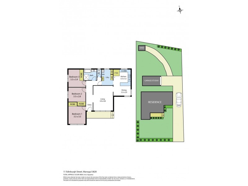 11 Edinburgh Street, Warragul VIC 3820 Floorplan