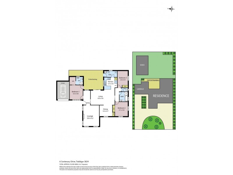 6 Centenary Drive, Trafalgar VIC 3824 Floorplan