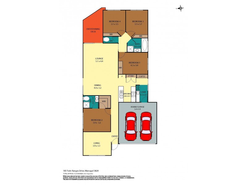 183 Twin Ranges Drive, Warragul VIC 3820 Floorplan