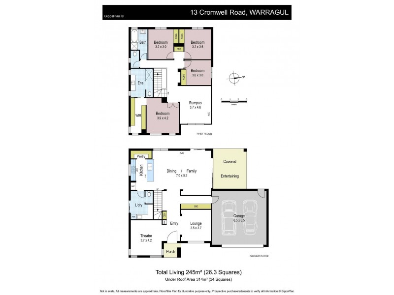13 Cromwell Road, Warragul VIC 3820 Floorplan