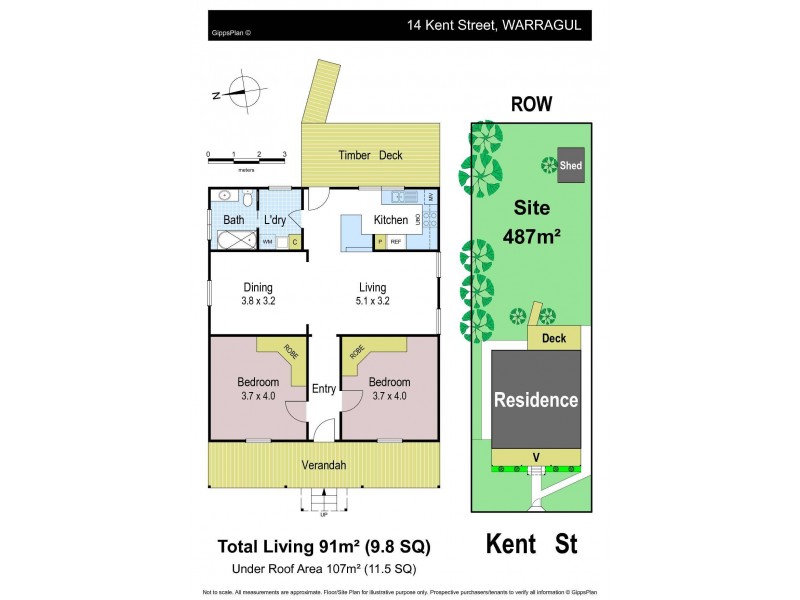14 Kent Street, Warragul VIC 3820 Floorplan