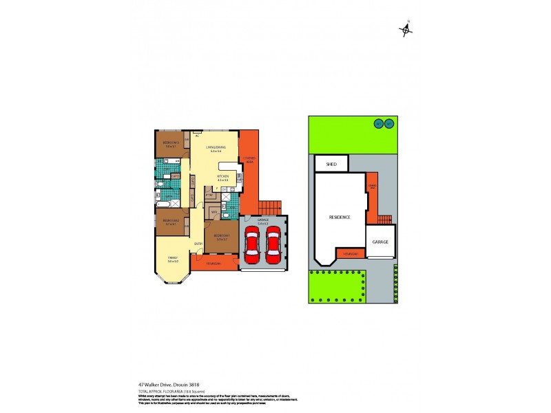 47 Walker Drive, Drouin VIC 3818 Floorplan