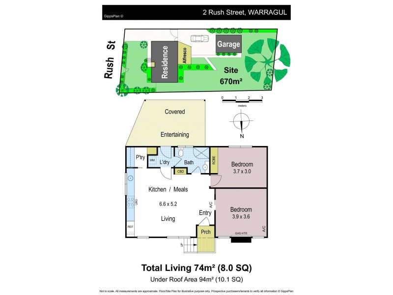 2 Rush Street, Warragul VIC 3820 Floorplan