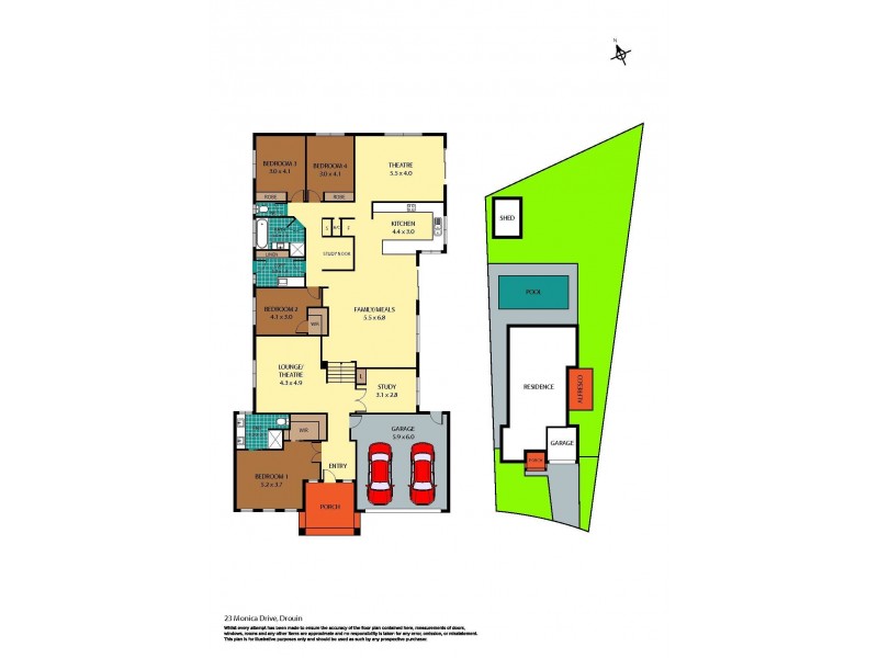 23 Monica Drive, Drouin VIC 3818 Floorplan