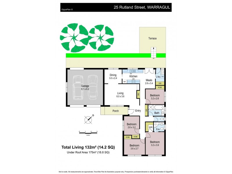 25 Rutland Street, Warragul VIC 3820 Floorplan